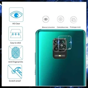 For XIAOMI REDMI NOTE 9 PRO CAMERA LENS PROTECTOR REAR TEMPERED GLASS BACK COVER - Picture 1 of 10
