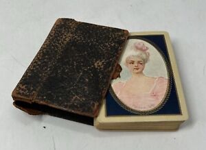 ThriftCHI ~ Congress No 606 Playing Cards Colonial Lady 1906 Gold Guilt Edges