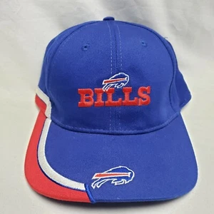 Vintage 90s NFL Game Day Blue Buffalo Bills Hat Cap Embroidered Logo *CLEAN* - Picture 1 of 12