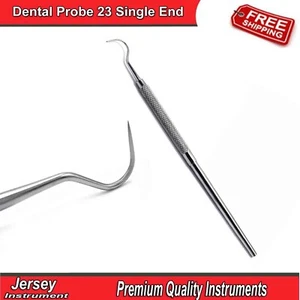 Periodontal Probe 23 Single End Hook Tartar Remover Scaler Dental Explorer CE - Picture 1 of 4