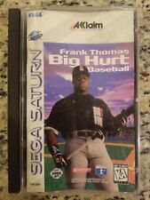 Frank Thomas Big Hurt Baseball (Sega Saturn, 1996) COMPLETE WITH MANUAL