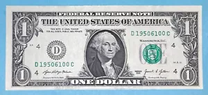1950 June 10 Birthday Note $1 One Dollar Bill D 19506100 C ( 1950 - 6 - 10 )*AU* - Picture 1 of 2