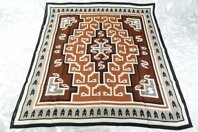 Bufanda de lana para mujer Coldwater Creek diseños estilo suroeste marrón negro Foto 1 de 4