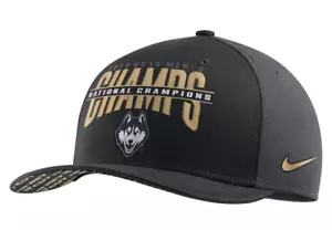 NIKE UCONN HUSKIES 2023 NCAA NATIONAL CHAMPIONS Locker Room Hat Adjustable $40 - Picture 1 of 4