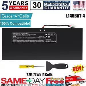 L140BAT-4 6-87-L140S-72B01 battery for Lemp9 System76 Darter Pro 2021 CLEVO L140 - Picture 1 of 17