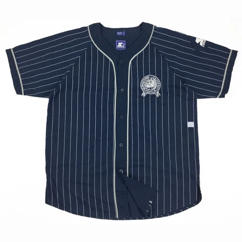 Georgetown University Hoyas Baseball Pinstripe Starter Jersey XL VTG 90s Cover
