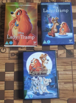 Disney Classics 15 Lady and the Tramp Diamond + Slip Cover + Scamp's Adventure - Image 1 of 4