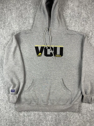 Jansport VCU Rams Sweatshirt Adult Size Large Gray Pullover Hoodie Vintage y2k Cover