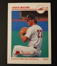 1991 Impel Scranton/Wilkes-Barre Red Barons Chuck Malone #488
