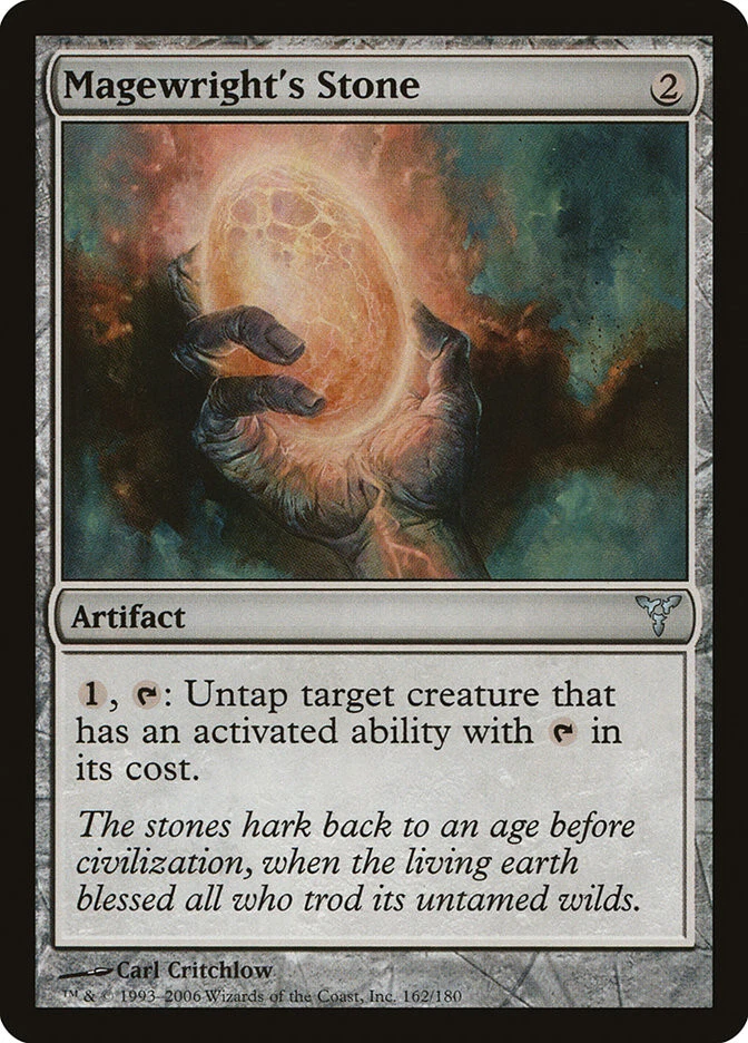 MTG Magewright's Stone  - Dissension #162 - Image 1 of 1