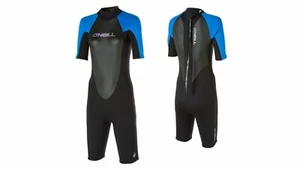 ONEILL WMS Womens Swimwear Reactor Spring 2mm Back Zip Black Wetsuit Size 8 - Picture 1 of 1