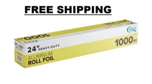 24" x 1000' Choice Food Service Restaurant Deli Heavy-Duty Aluminum Foil Roll - Picture 1 of 3