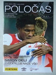 Programa República Checa 3.5.2015 SK Slavia Praha - Dinamo Ceske Budejovice - Imagen 1 de 1