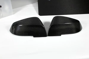 Carbon ABS Spiegelkappen Cover Mirror Replacements passend BMW 1er 2er 3er 4er - Picture 1 of 18