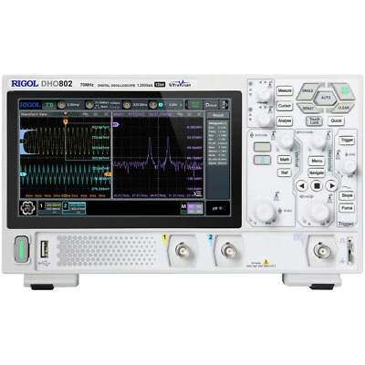 Rigol DHO802 DHO800 Series Digital Oscilloscope 70MHz 1.25GS/s 12Bit - Image 1 of 4