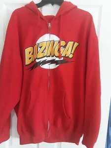 Big Bang Theory Bazinga Full Zip Sweatshirt - Picture 1 of 2