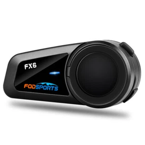 6 Jinetes 1000m FX6 Motocicleta Intercomunicador Bluetooth Casco Auriculares Música Estéreo FM - Imagen 1 de 15