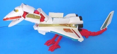 1986 HASBRO TRANSFORMERS AUTOBOT SKY LYNX ACTION FIGURE DINOSAUR WHITE RED - Image 1 of 4