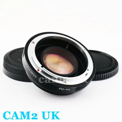 Focal Reducer Speed Booster 0.72x Adapter Canon FD lens to Fujifilm X FX mount - Image 1 of 2