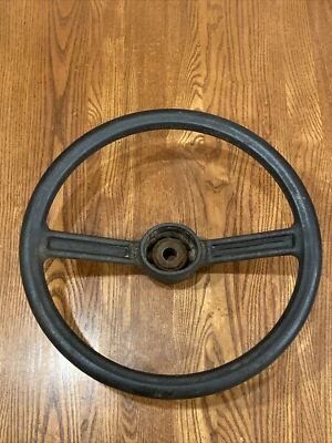 Mopar 1967 OEM 72-652 volante negro GTX CORONET DODGE CHRYSLER CARGADOR Foto 1 de 4