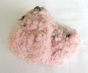 Rhodochrosit & Quarz Mineral Probe Cavnic Rumänien 4"x 3"x 2" 542 gr. - Bild 1 von 7