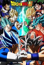 Evolution of Goku vs Vegeta Anime Poster Framed Dragon Ball Super DBZ GT NEW