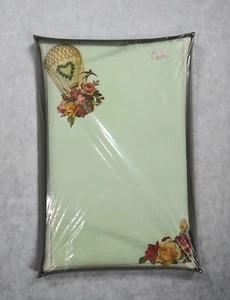 Vintage Small World Hot Air Balloon Paper & Envelopes Stationery Set. Sealed - Picture 1 of 4