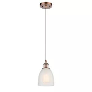 Innovations 441 Brookfield 1 Light Mini Pendant, A Copper/White - 516-1P-AC-G441 - Picture 1 of 1