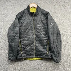 Eddie Bauer Puffer Jacket Mens Medium Reversible First Ascent Pertex Quantum - Picture 1 of 23