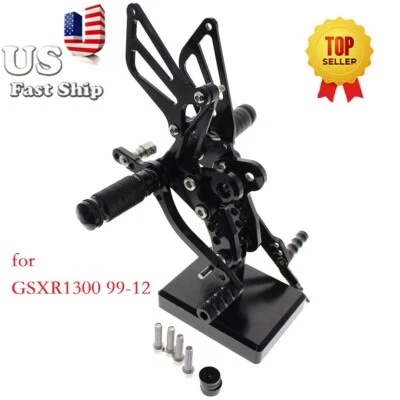 Juego de estriberas CNC para Kawasaki ZX7R ZX6R ZX9R ER-6N / Z650 Ninja 600 650 300 Foto 1 de 4