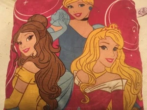 Disney Princess Square Plush Pillow 12" decorative Cinderella Sleeping Beauty - Picture 1 of 1