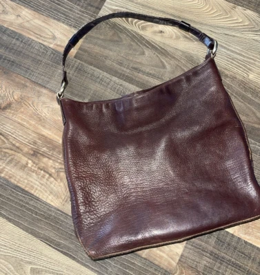 Bolsa de ombro SIGRID OLSEN marrom couro super macio -LEIA - Imagem 1 de 4