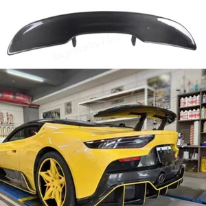 Carbon Fibre Rear Tail Trunk Spoiler (Drilling) For Maserati MC20 2023-2025 - Picture 1 of 17