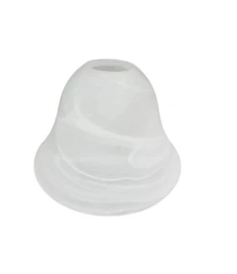 Vetro di ricambio diffusore paralume bianco E14 per lampadari abatjour applique - Foto 1 di 4