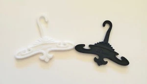 Perchas originales Topper Dawn Doll blanco y negro en muy buen estado  - Imagen 1 de 1