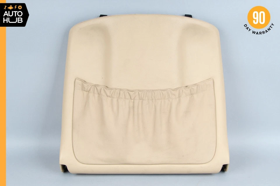 03-06 Mercedes W220 S430 S500 Asiento Delantero Trasero Cubierta Bolsillo Beige OEM Foto 1 de 4