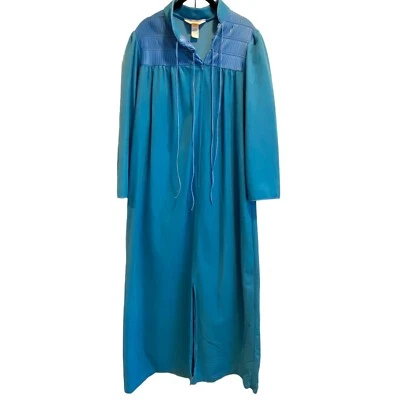 Abrigo de Colección Sears At Home Wear Casa Cremallera Completa Bata Para Mujer Talla L Hecho en EE. UU. Foto 1 de 4