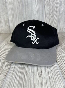 Chicago White Sox Snapback Hat Baseball Cap Drew Pearson Embroidered Logo Black - Picture 1 of 10