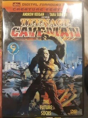 TEENAGE CAVEMAN RARE DVD SCI-FI ANDREW KEEGAN & TARA SUBKOFF LARRY CLARK FILM - Image 1 of 3
