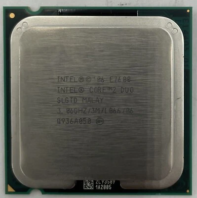 Intel Core 2 Duo E7600 Desktop CPU Processor- SLGTD - Image 1 of 2