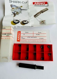ARNO SC08R-2,25D-04 + 10 pezzi. Inserti VHM LPNT040104ER AL350 NUOVI - Foto 1 di 6