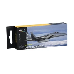 Juego de pintura esmaltada USAF Mod Eagles 6 colores 10 ml para kit modelo a escala Arcus #E5004 - Imagen 1 de 14