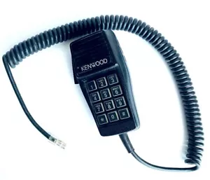 Vintage Kenwood Hand Held Speaker Mic Model KMC-7 Number Keypad RJ11 Connector - Picture 1 of 7