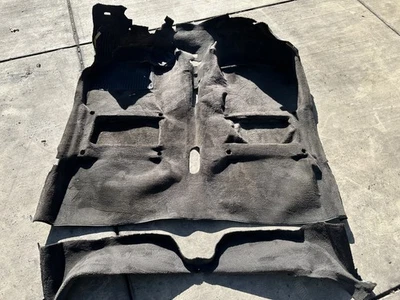 BMW E28 533I 524td 528I Floor Covering Interior Carpet Black Set OEM 137K Miles - Image 1 of 4