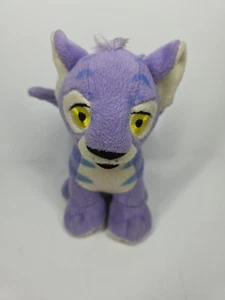 Neopets Faerie Kougra Plush 2002 6.5" Vintage Purple Blue Wing Tiger Rare - Picture 1 of 8