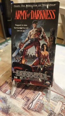 Army Of Darkness VHS 1992 Squeeze & Shake Case 80s 90s Horror Classic Collectors Foto 1 de 4