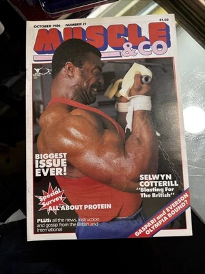 Muscle & Co Vintage Bodybuilding Magazine October 1986 Weightlifting - Image 1 of 4