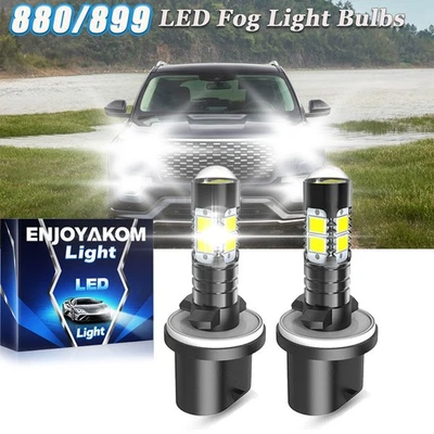 For Ford Explorer 1995-1998 880 LED Fog Light Bulb 6000K White Super Bright 898 - Изображение 1 из 4