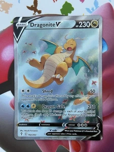 Pokémon TCG Dragonite v Evolving Skies 192/203 Holo Ultra Rare - Picture 1 of 10