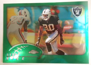 2002 Topps Chrome - Jerry Rice #133 Raiders Hall of Fame - Picture 1 of 6